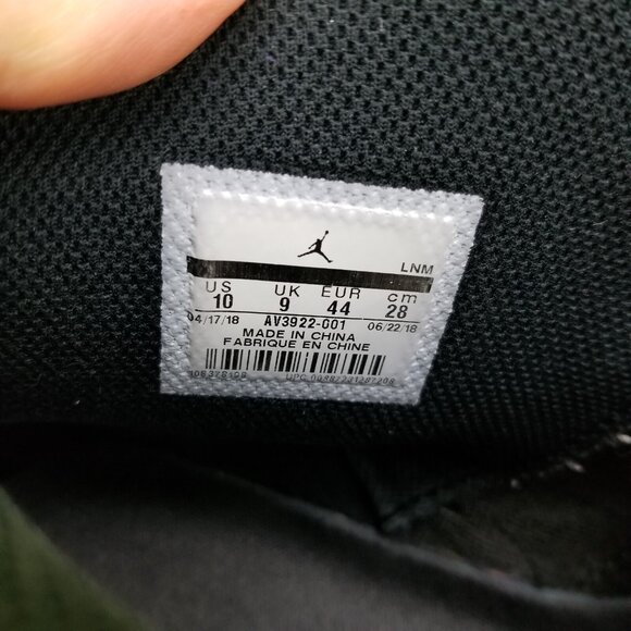 ✅Nike Air Jordan Legacy 312 High Black/White AV3922-001 Mens10 Basketball Shoes - Picture 4 of 13